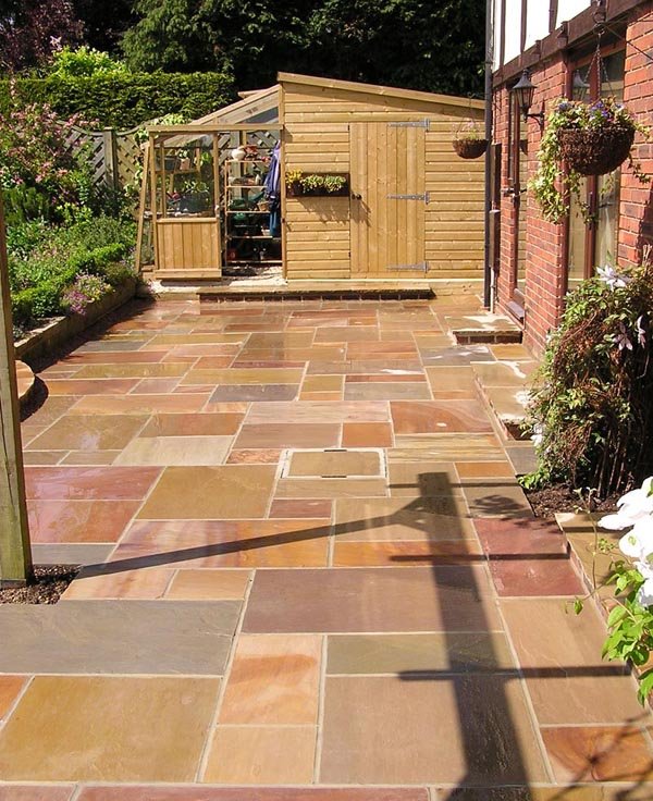 600 Mixed Size Pack 15m2 Autumn Brown Pave World