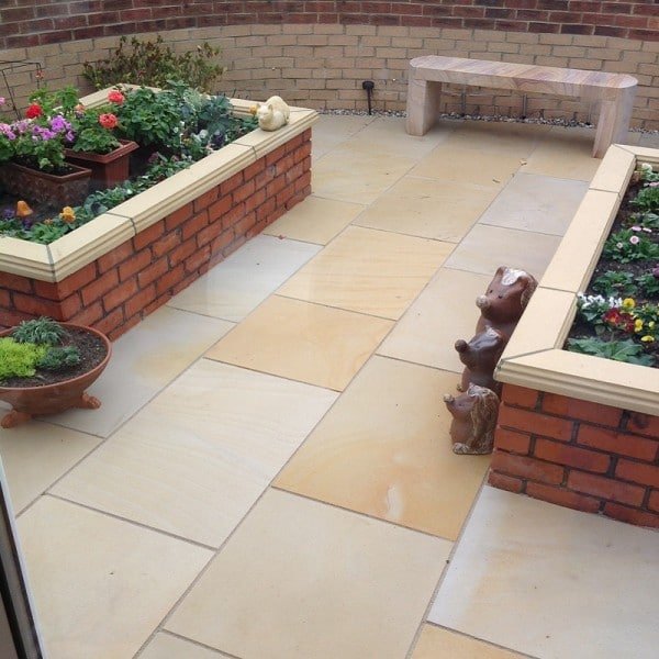 Misty Mint Goose Sandstone Paving Pave World